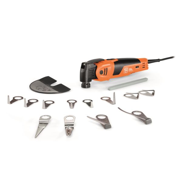 Fein MultiMaster MM 700 1.7 Q Bilglas Multi verktøy med tilbehør, 450 W