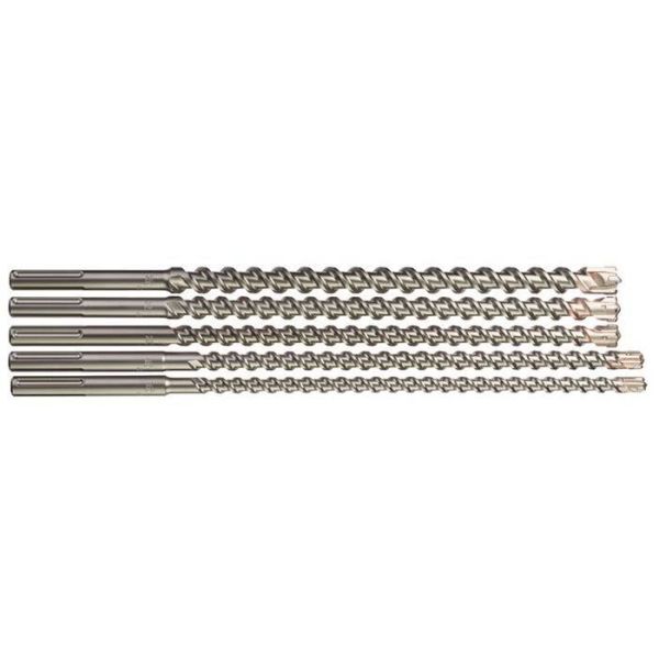 Milwaukee 4932352800 Hammerborsett SDS-Max, 4-skjærs, 5 deler