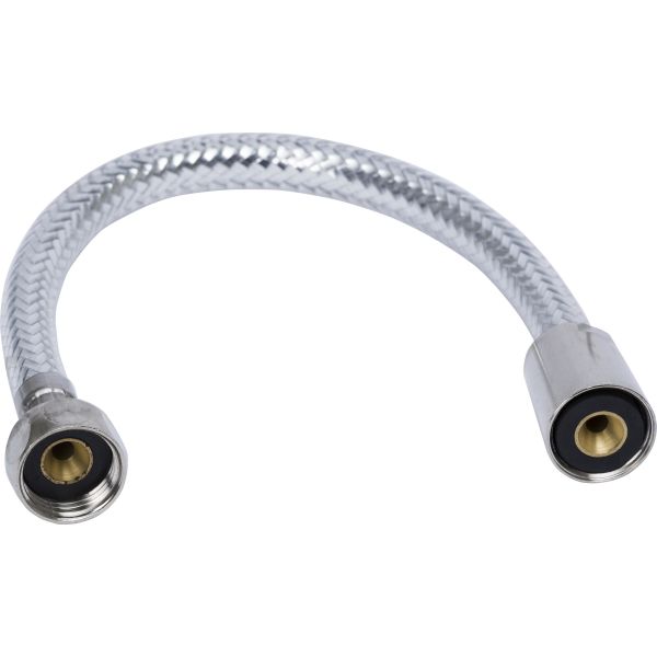 Gelia 3006200002 Tilkoblingsslange rett, forkrommet R15x300