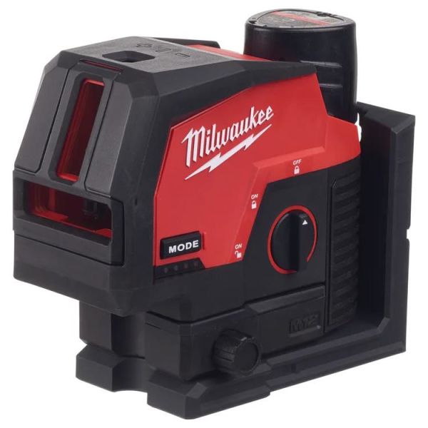 Milwaukee M12 CLLP-301C Kombilaser grønn, med batteri og lader