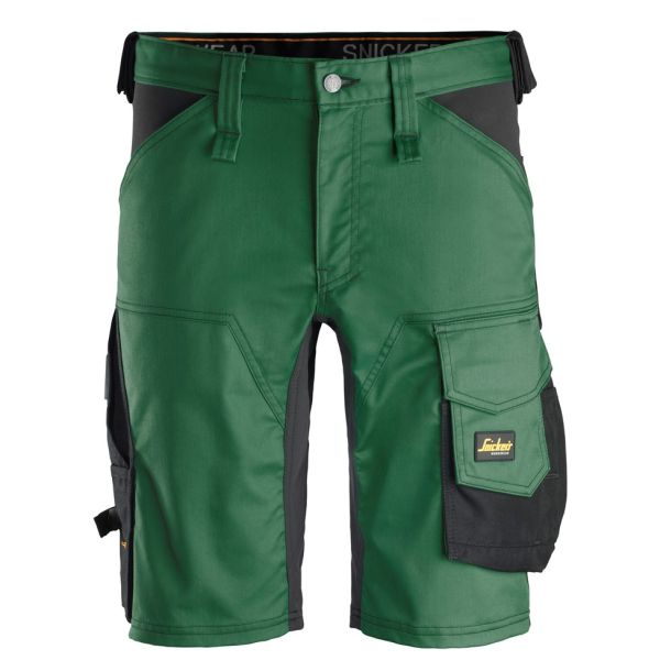 Snickers 6143 AllroundWork Shorts skoggrønn / svart 44