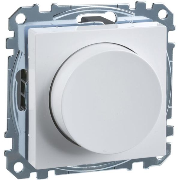 Schneider Electric Exxact WDE002299 Dimmer LED, 4–400 W, hvit
