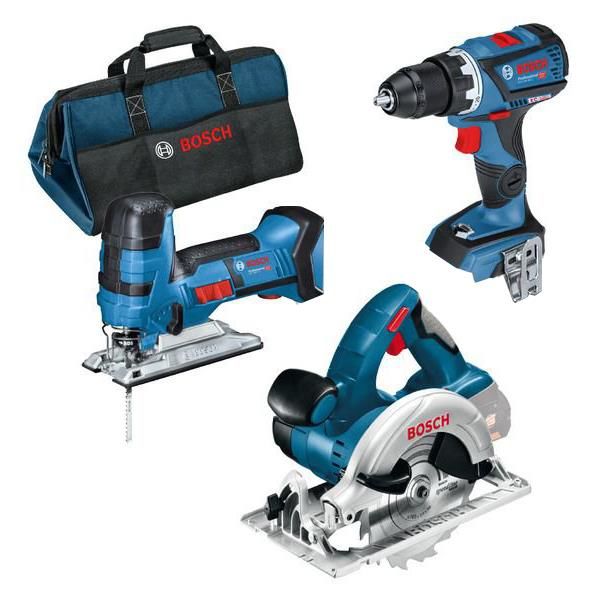 Bosch 0615990K1E Verktøypakke med veske, 5,0 Ah batterier og lader