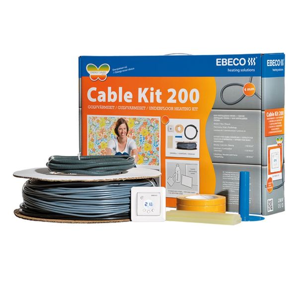 Ebeco Cable Kit 200 Gulvvarmekabel 1180W 107 m