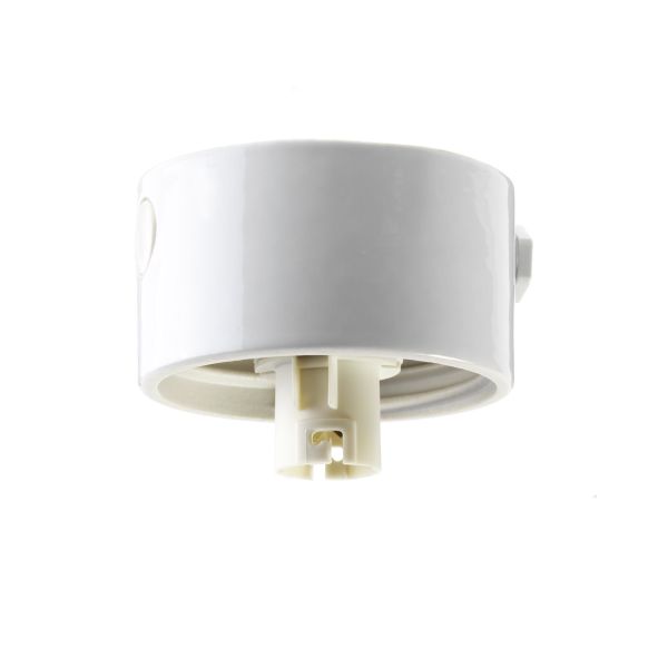 Ifö Electric 55721-100-10 Sokkel rett, hvit, IP54 B22