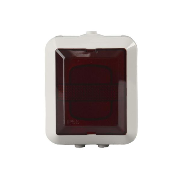 ABB 2661SW-12 Signalpære rød, utenpåliggende