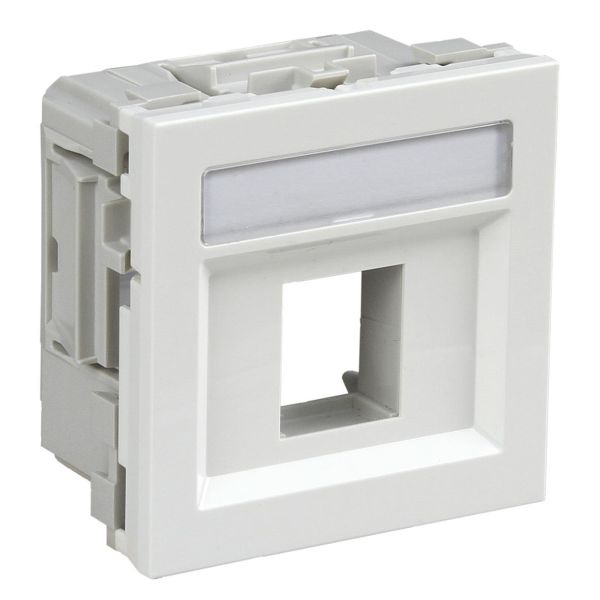 Schneider Electric INS64200 Multimedialokk hvit, termoplast Hvit