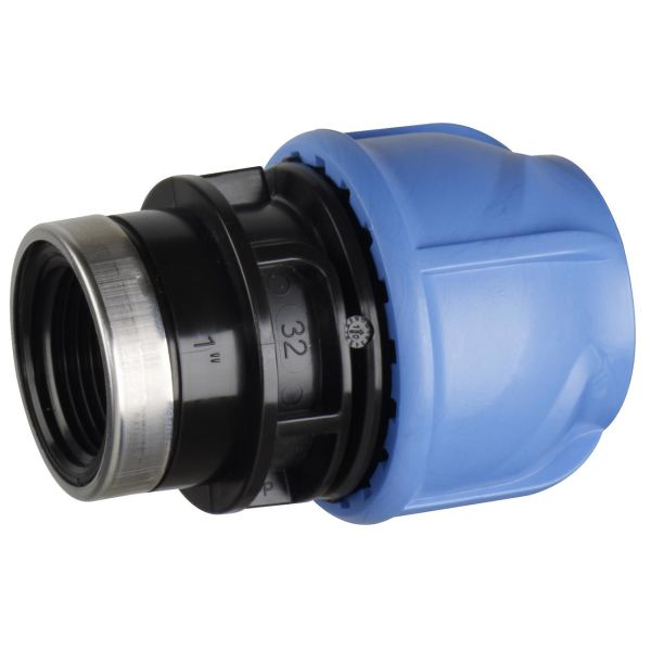 Georg Fischer 3004080482 PEM-kobling PP, rett, innvendig gjenge, redusert 20 x G15