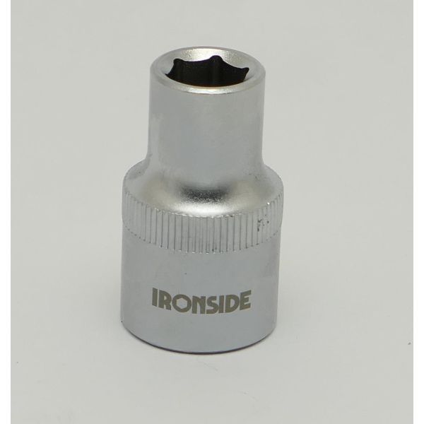 Ironside 102561 Hylse 1/2", flankedriv, sekskant Nøkkelvidde: 8 mm