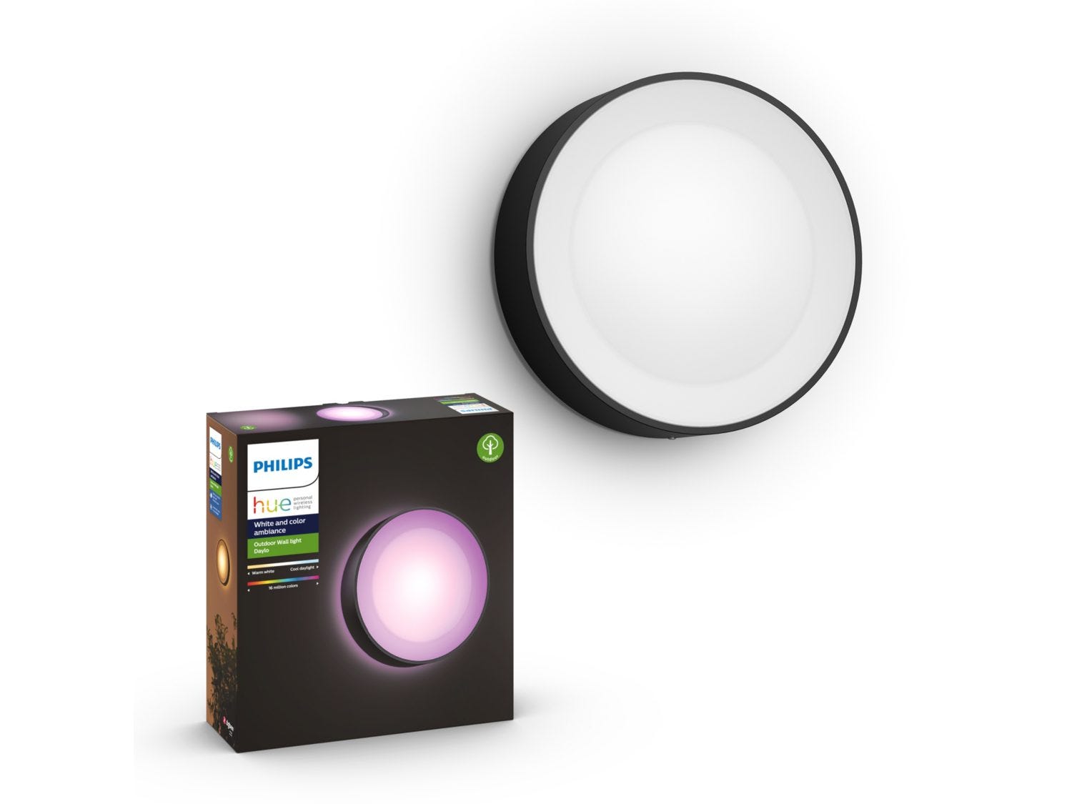 Philips Vegglampe Hue Daylo Sort