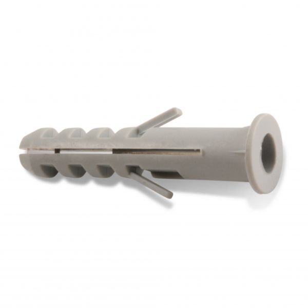 Heco 9601243 Nylonplugg med krage 5 x 25 mm, 10-pakning