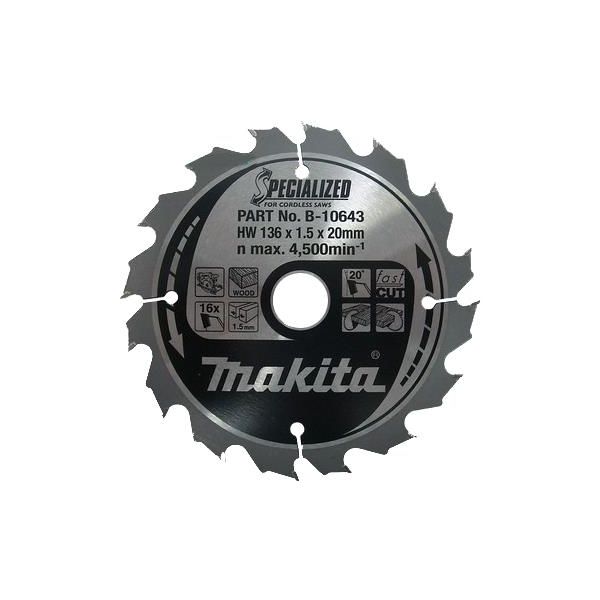 Makita B-10643 Sagklinge 16T