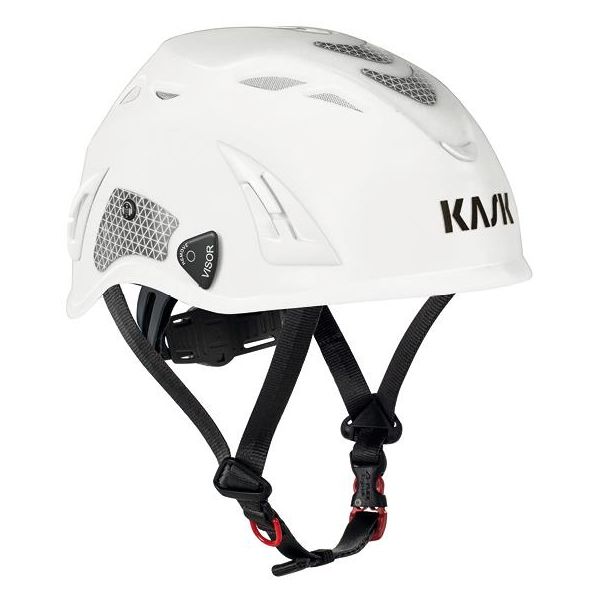 KASK PLASMA HI VIZ Vernehjelm med refleks Hvit
