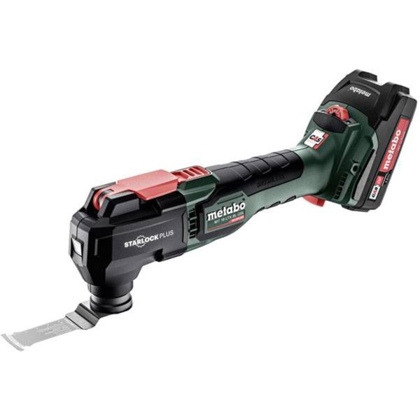 Metabo MT 18 LTX BL QS Multiverktøy 2 stk. Li-Power 2,0 Ah-batterier