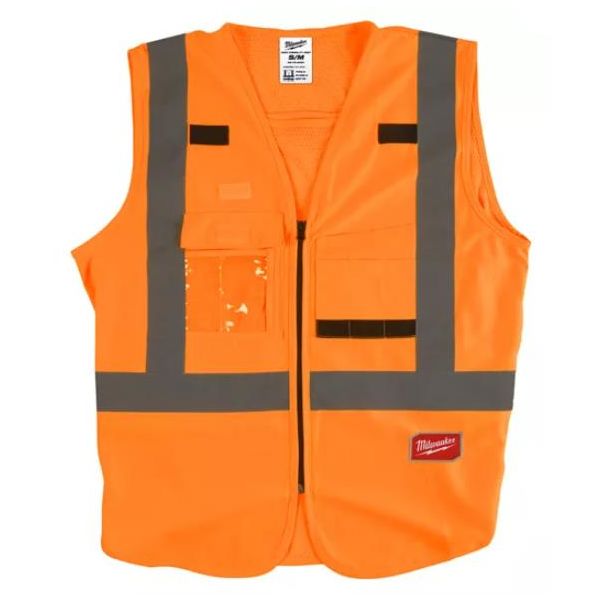 Milwaukee Hi Visible Sikkerhetsvest varsel, oransje S/M