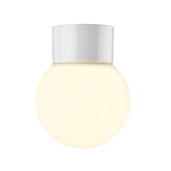 Ifö Electric 6040-800-10 Takarmatur matt, rett, IP54, LED Hvit