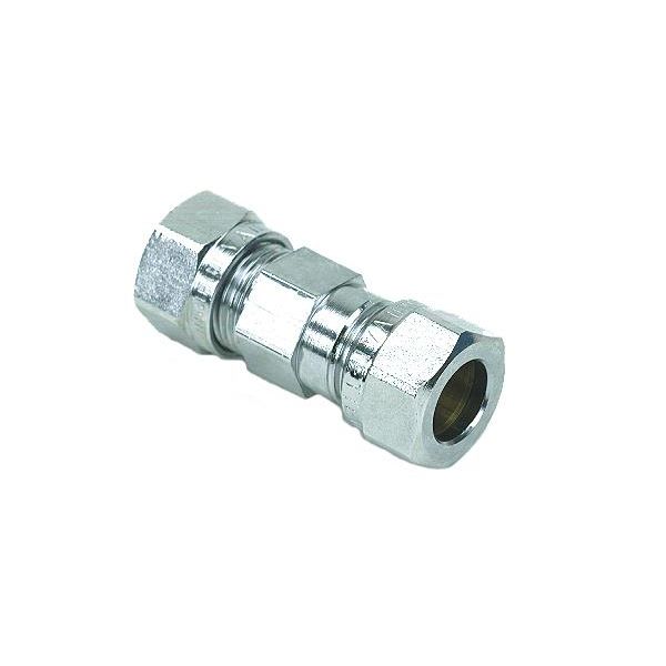 Gelia 3006111022 Klemringkobling rett, forlenget, krom 12 x 10 mm
