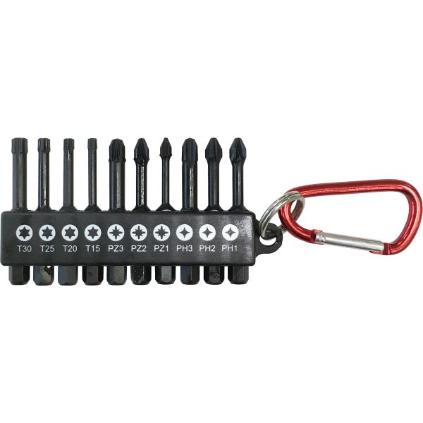 HiKOKI 60120820 Bitset 1/4", 10 deler