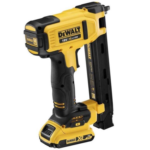 Dewalt DCN701D2-QW Kabelklipspistol med batterier og lader