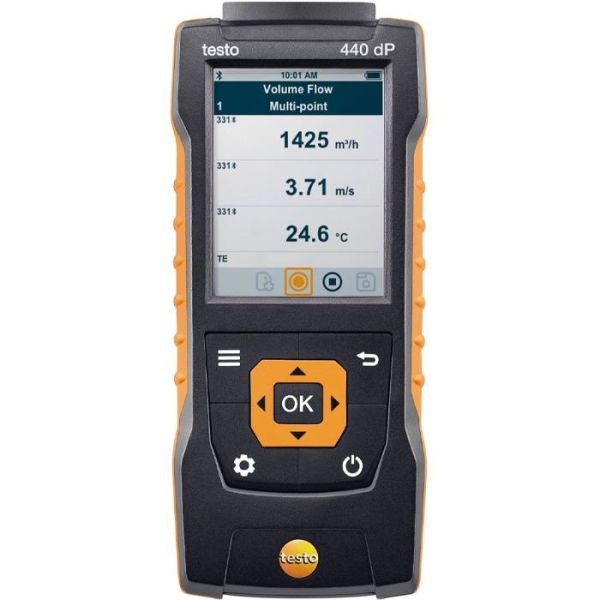Testo 440 dP Multi-instrument for ventilasjon og inneklima