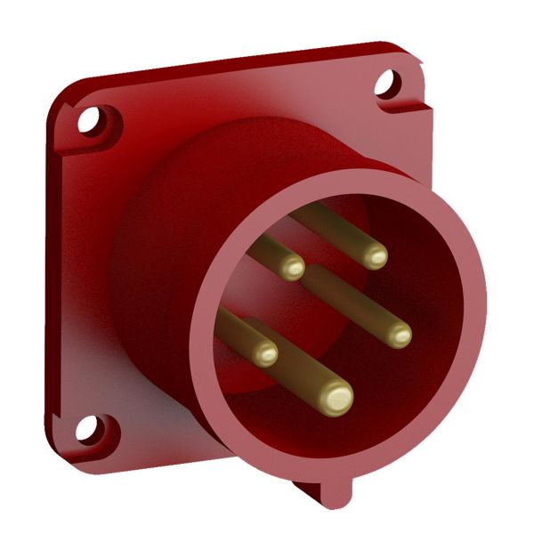 ABB 2CMA102389R1000 Panelinntak hurtigtilkoblet, vibrasjonsbestandig Rett, 5-polet, 32 A, 56x56 mm