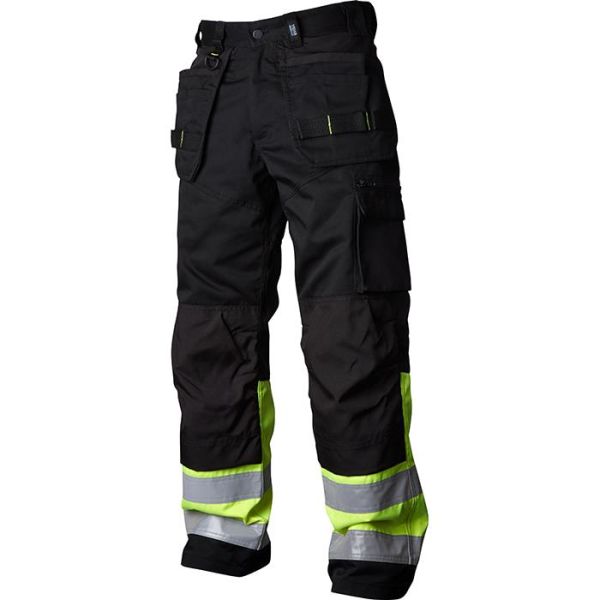 Vidar Workwear V500451C046 Håndverksbukse svart/gul C46