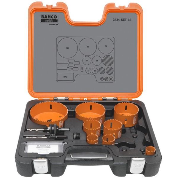 Bahco 3834-SET-86 Hullsagsett