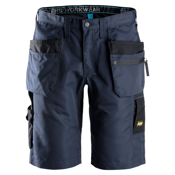 Snickers 6101 LiteWork Arbeidsshorts marineblå / svart 44