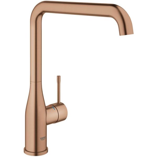 Grohe Essence Kjøkkenbatteri 1-greps, L-tut Børstet Warm Sunset
