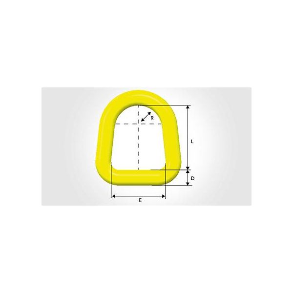 Gunnebo D-14-10 Løfteøre leddbar 180° 14 x 55 x 65 mm