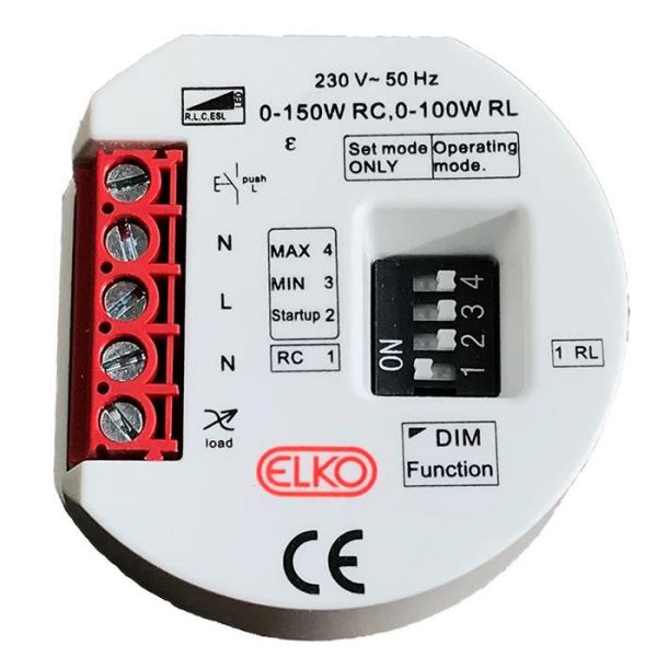 Elko 1363242 Dimmerpuck 3-tråds, 0–150 W LED