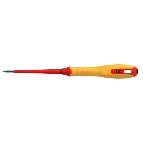 Hultafors 446565 Skrutrekker for Torx, isolert 1000 volt T 07 x 100 VDE