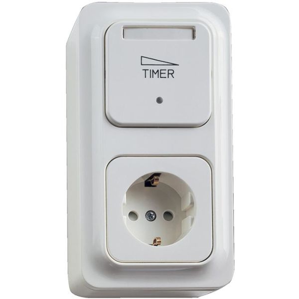 Schneider Electric Trend 189786700 Timer elektronisk, 2-pols med vegguttak