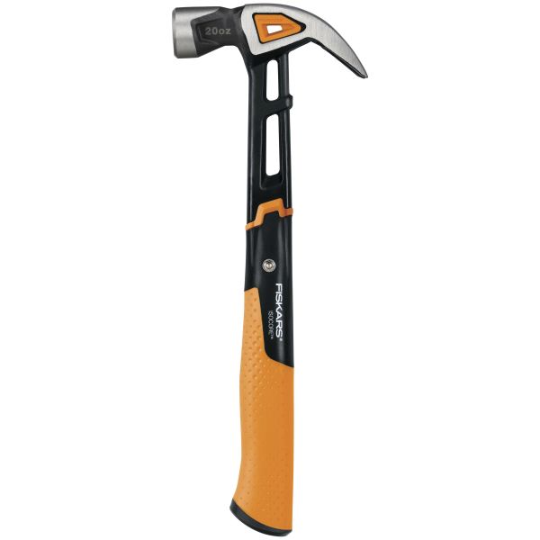 Fiskars IsoCore Snekkerhammer bøyd klo L, 20 oz