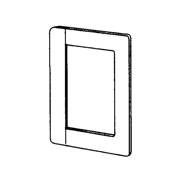 Schneider Electric 5590760 Veggramme 142 x 8 mm, hvit