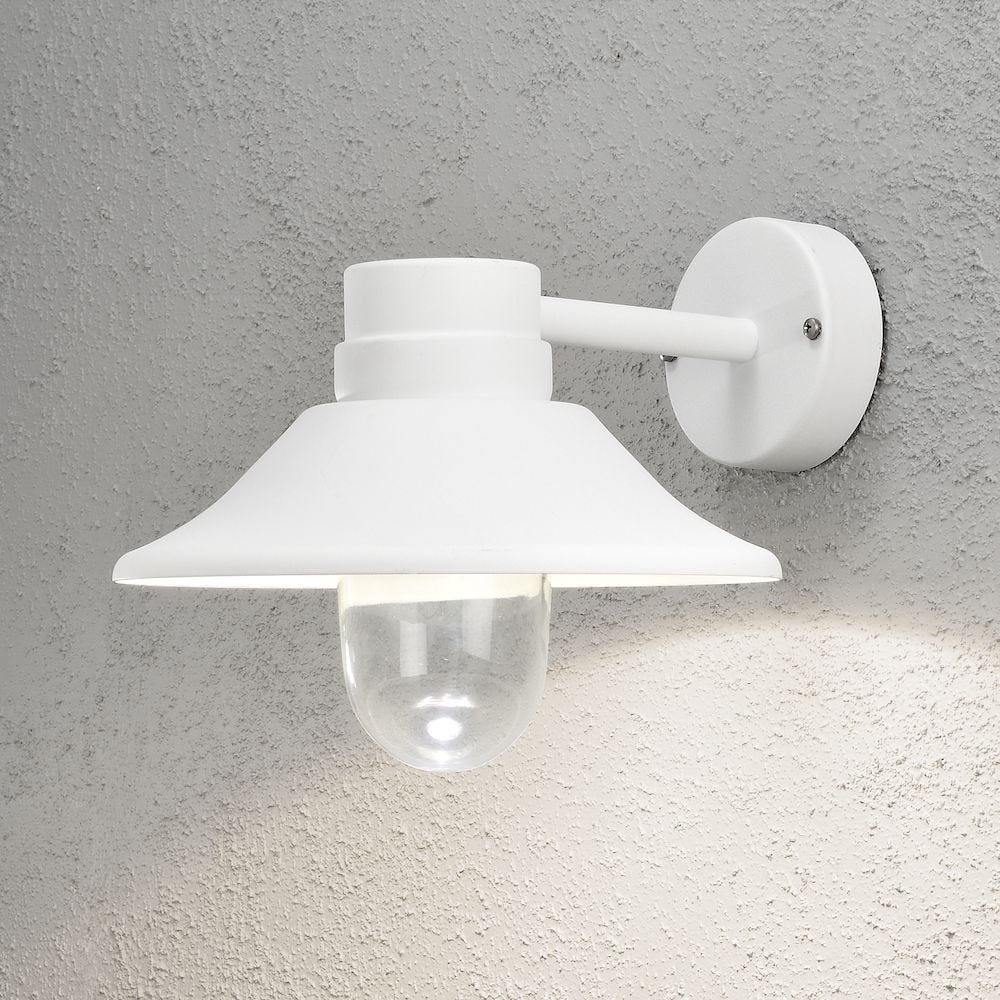 Konstsmide Vegglampe Vega 8W LED Hvid