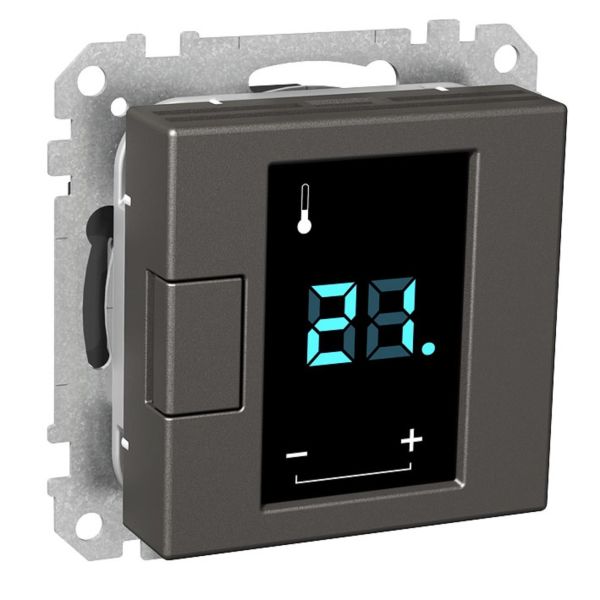 Schneider Electric Exxact WDE003491 Termostat 230 V, med display Antrasitt