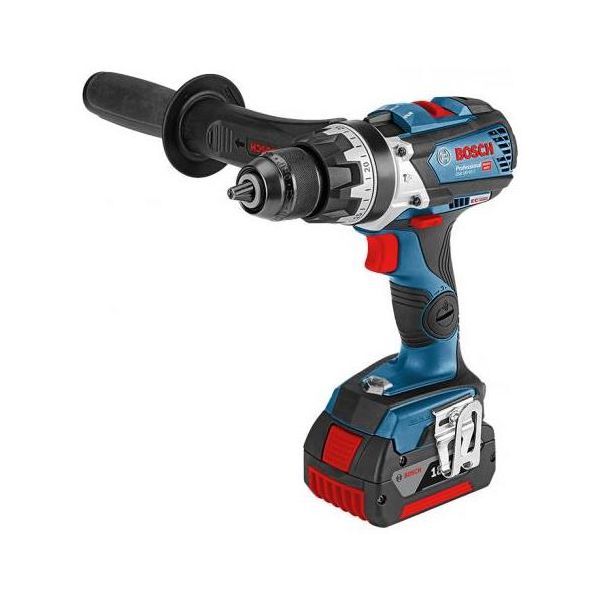Bosch GSB 18V-85 C Slagbor/skrutrekker med 4,0Ah-batterier og lader