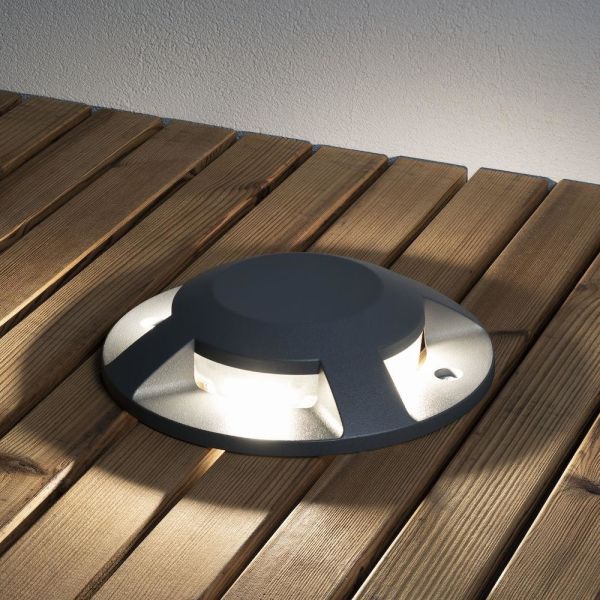 Konstsmide Maavalo Bakkespotlys 12 W, 4-veis