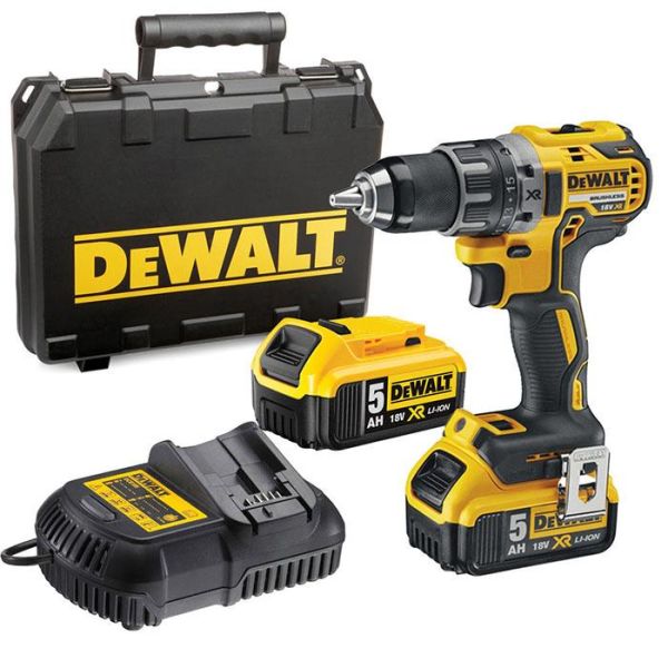 Dewalt DCD791P2 Borskrutrekker med 5,0Ah-batterier og lader