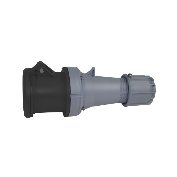 Garo S 363-7 S Skjøtekontakt IP44, 4-polet, 63 A Svart, 7 h