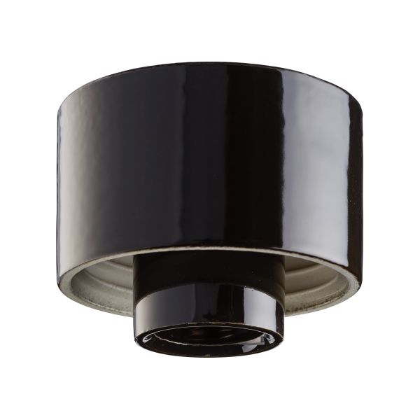 Ifö Electric 55731-000-16 Sokkel rett, E27, IP54 Svart