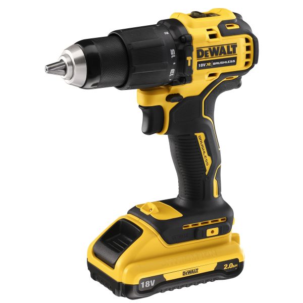 Dewalt DCD709D2T Slagskrutrekker med batterier og lader