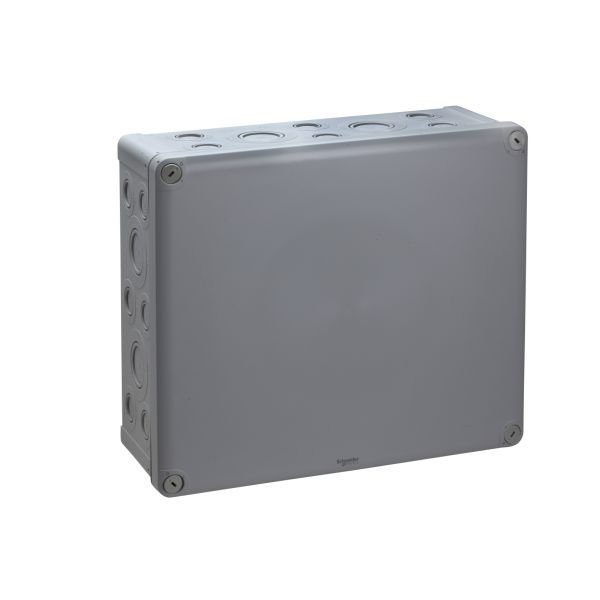 Schneider Electric ENN05099 Koblingsboks grå, knock-outs, utvendig 325 x 275 x 120 mm