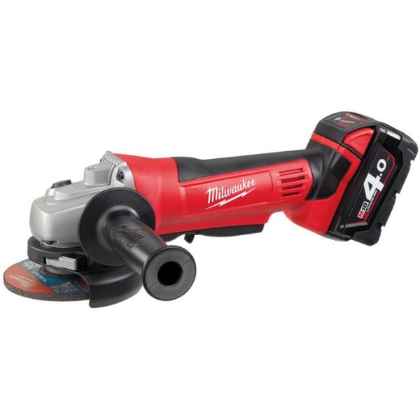 Milwaukee HD18 AG-125-402C Vinkelsliper med batterier og lader