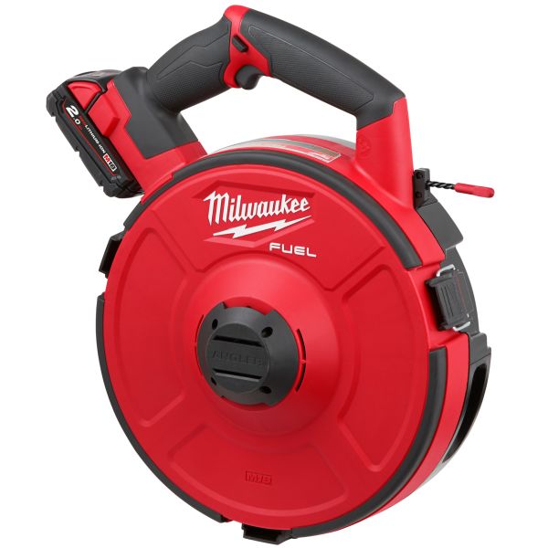Milwaukee M18 FPFT-202X30M NC SET Trekkfjær med batterier, lader og trommel