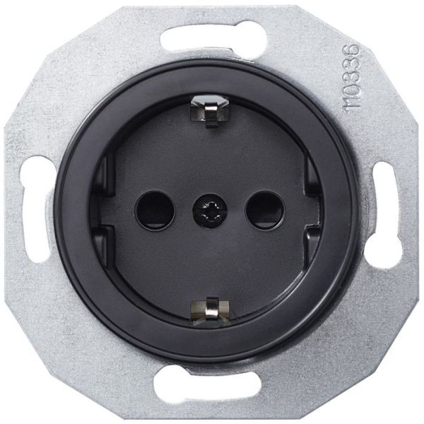 Schneider Electric Renova WDE011303 Vekkuttak uten ramme, jordet, 1-veis