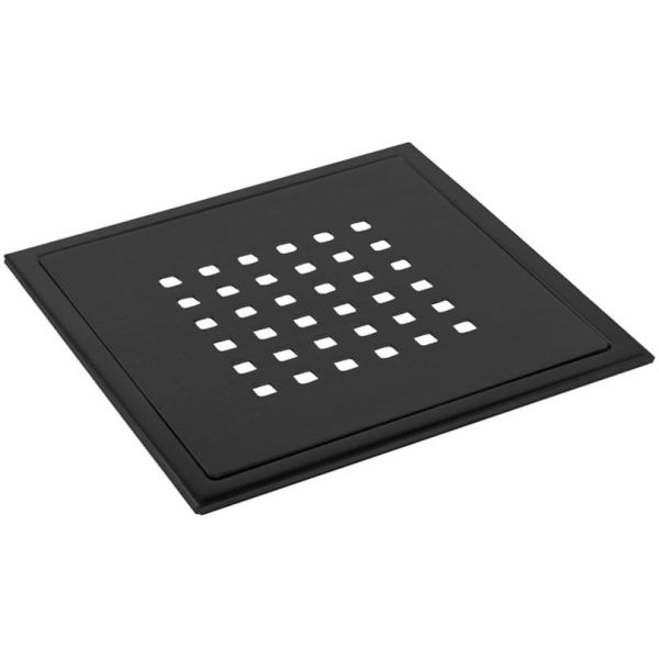 TEBO Details Stockholm Lux Black Gulvslukrist 200 x 200 mm
