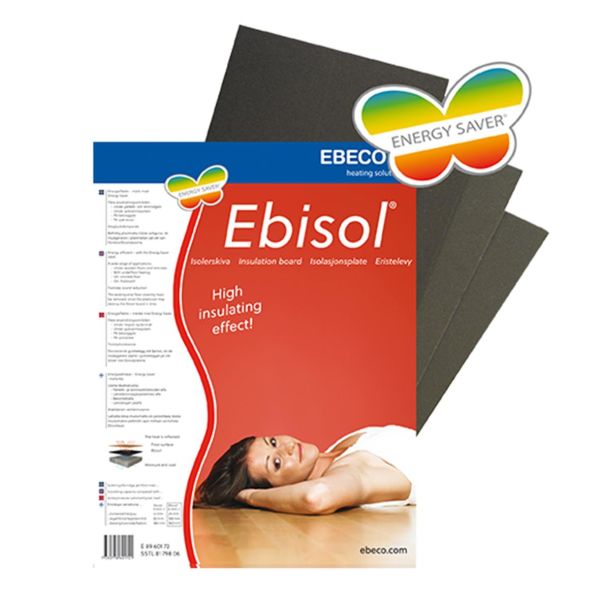 Ebeco Ebisol Isoleringsplate 10-pakning 3 mm