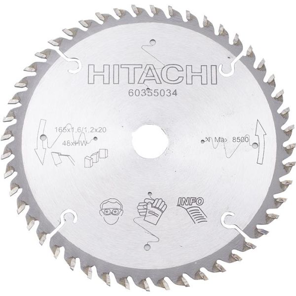 HiKOKI 60355034 Sagklinge 165x1, 6x20mm, 48T
